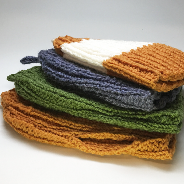 Hand-Knit Wool Tea Cosy