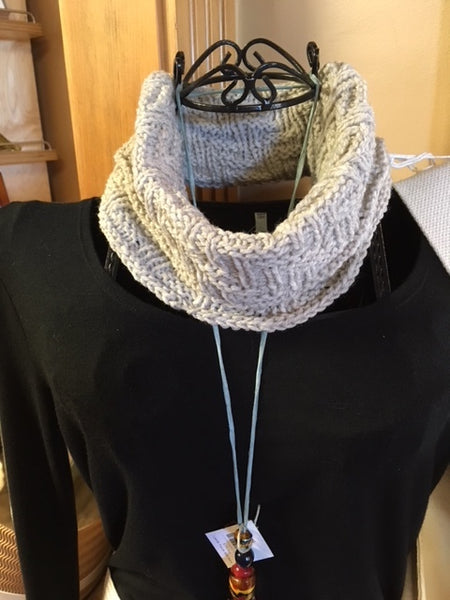 Wool Cowl Neck Scarf